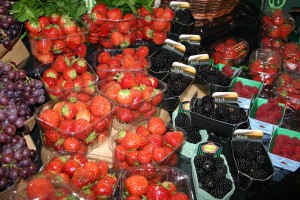 Fructe de padure Borough market Londra