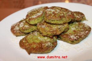 Chiftelute de broccoli cu parmezam