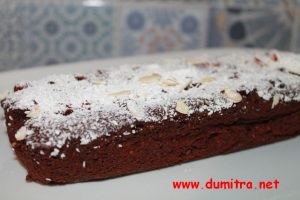 Brownie cioc neagra si migdale1